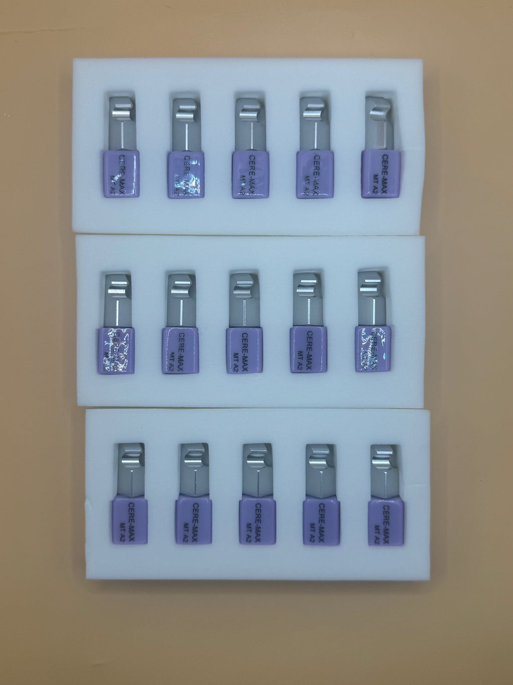 5pcs Dental Lithium Disilicate Glass Ceramic Block C14 MT A2 e.max for PlanMill