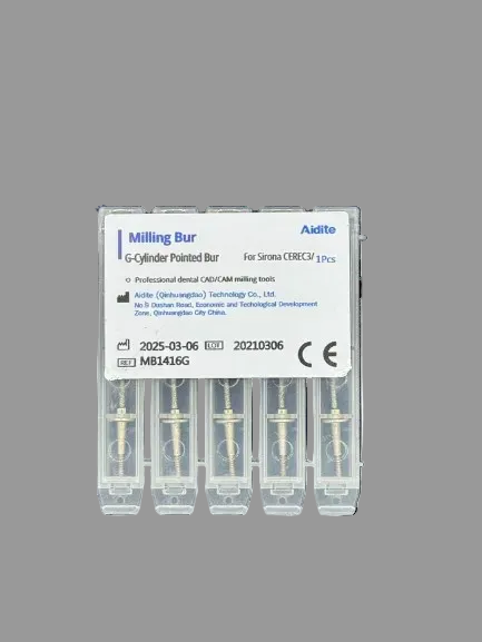 Brand New Cylinder Pointed Bur for CEREC 3 Compact milling (5 units)