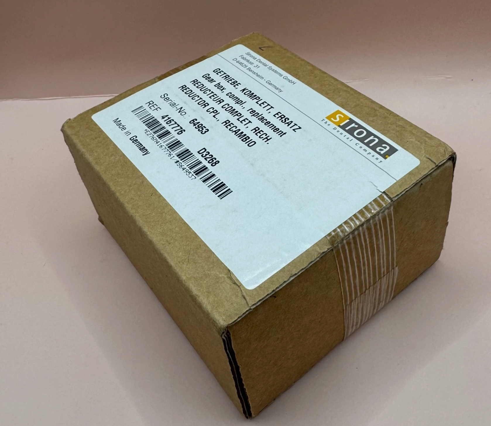 Sirona GEAR BOX 4167776 For Compact Cerec 3 , NEW SEAELED UNOPENED!!