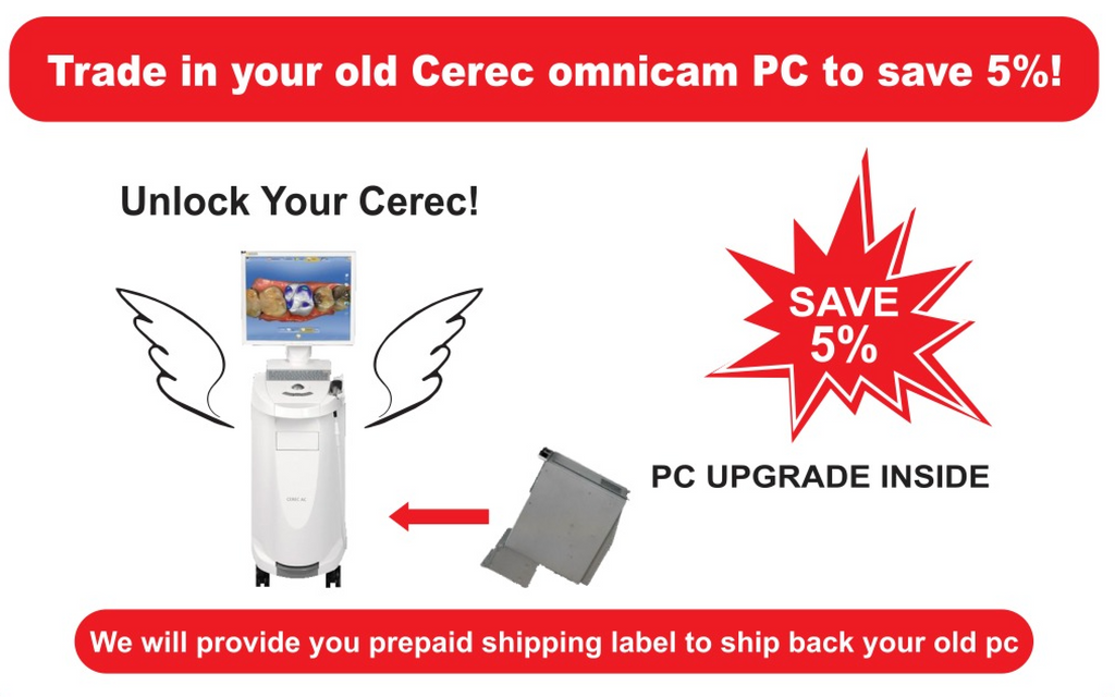CEREC Omnicam 5.2 PC to upgrade (intel i9) (PC ONLY) 32gb ram