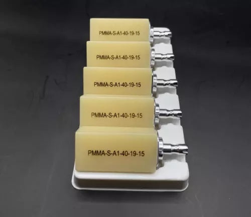 1pcs Dental Lab Material Sirona Cerec Mono PMMA Blocks Disk 40*15*19mm SHADE A1